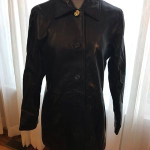 Ladies black Leather Jacket